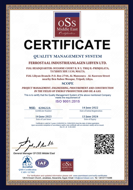 ISO 9001:2015